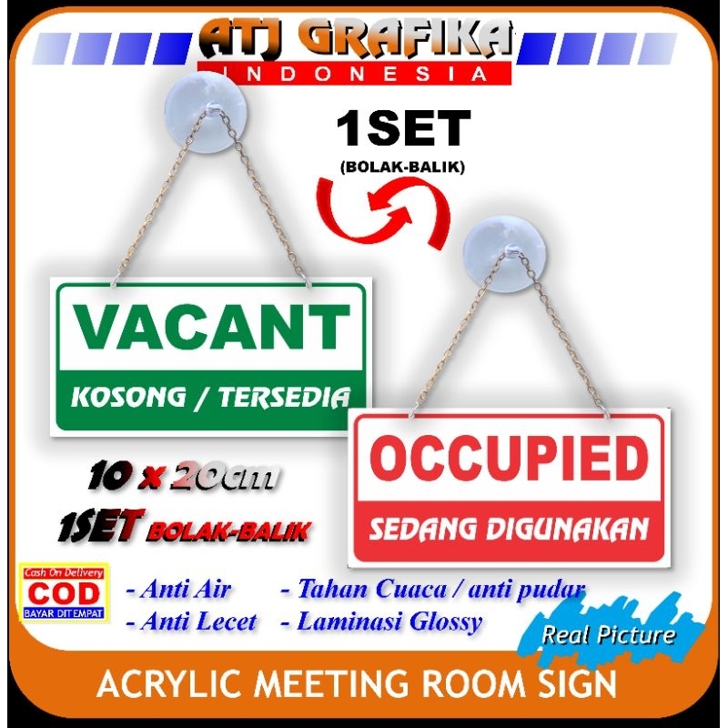 

Acrylic meeting room ruang rapat papan informasi kantor perusahaan office