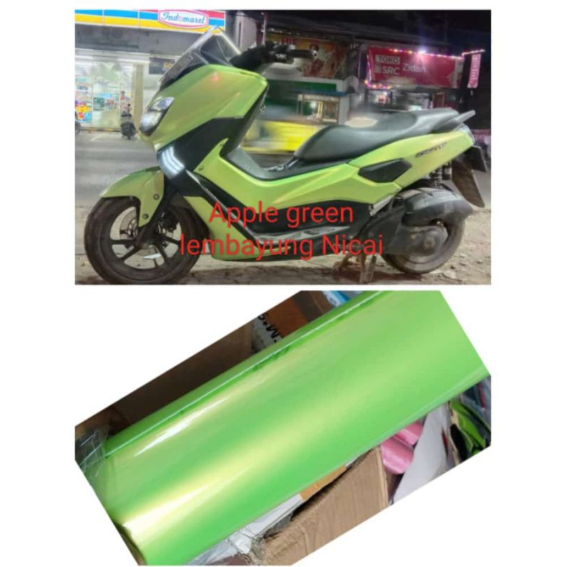 Sticker Skotlet Lembayung Hijau / Scotlet lembayung aple green