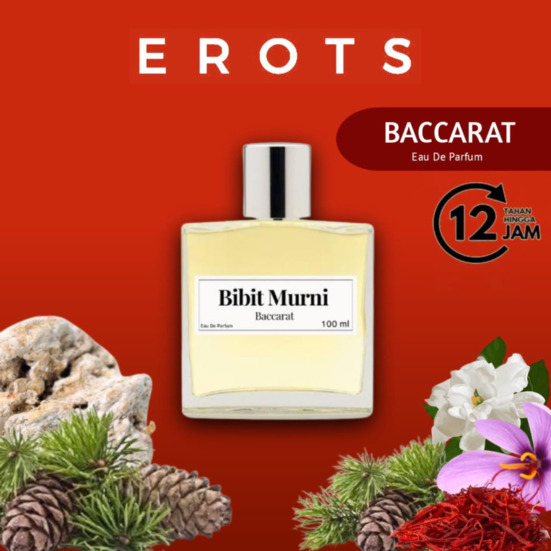 (BAYAR DITEMPAT) BIBIT PARFUM BACCARAT - BIBIT MURNI PARFUM NON ALKOHOL - PARFUM WANITA PARFUM TAHAN