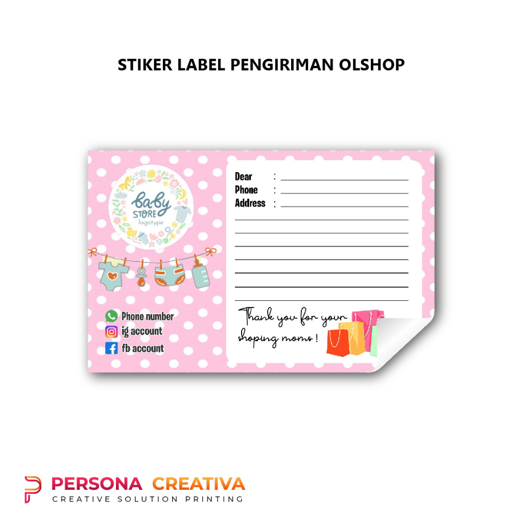 

Label Pengiriman Stiker Chromo 001