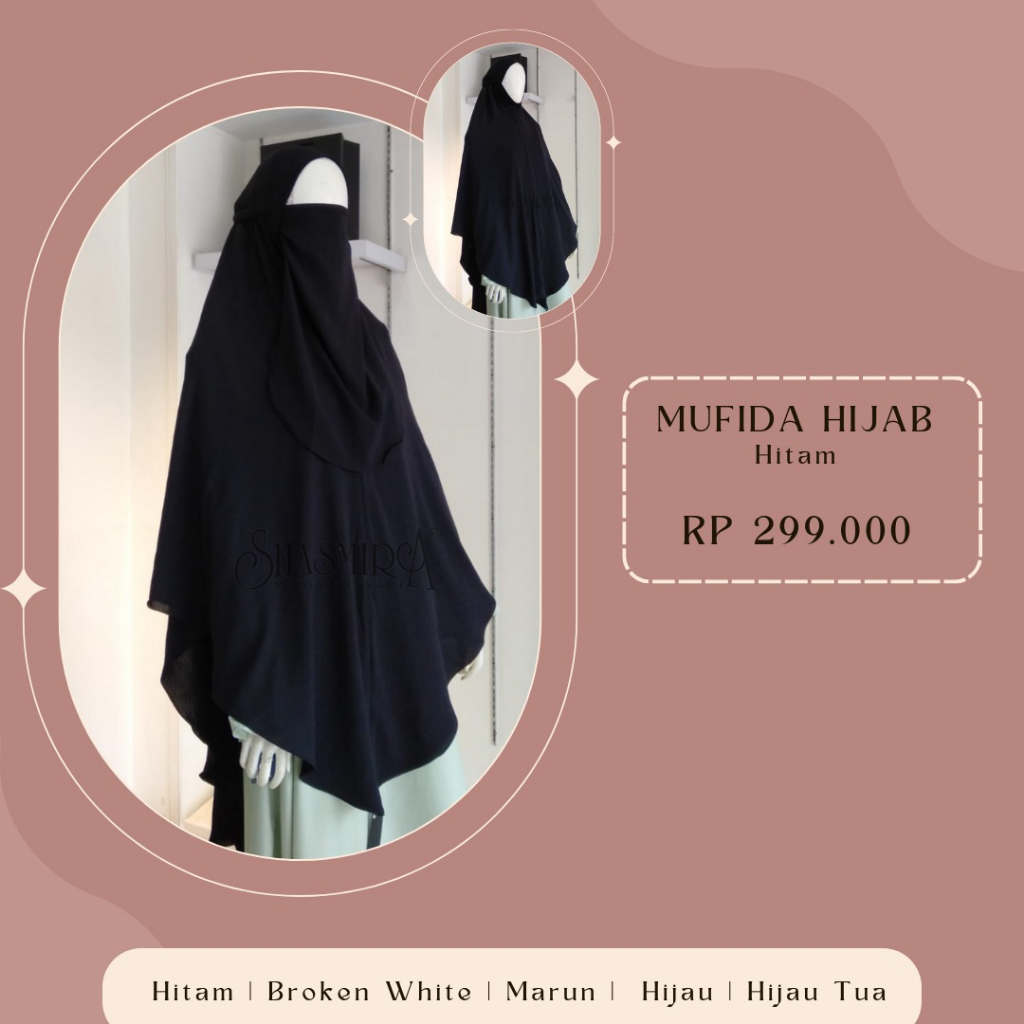MUFIDA HIJAB BY SHASMIRA - KHIMAR BY SHASMIRA