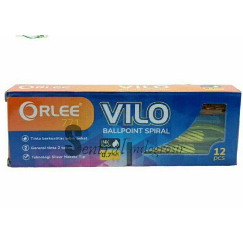 

Bolpen Vilo ulir isi 12,1pack