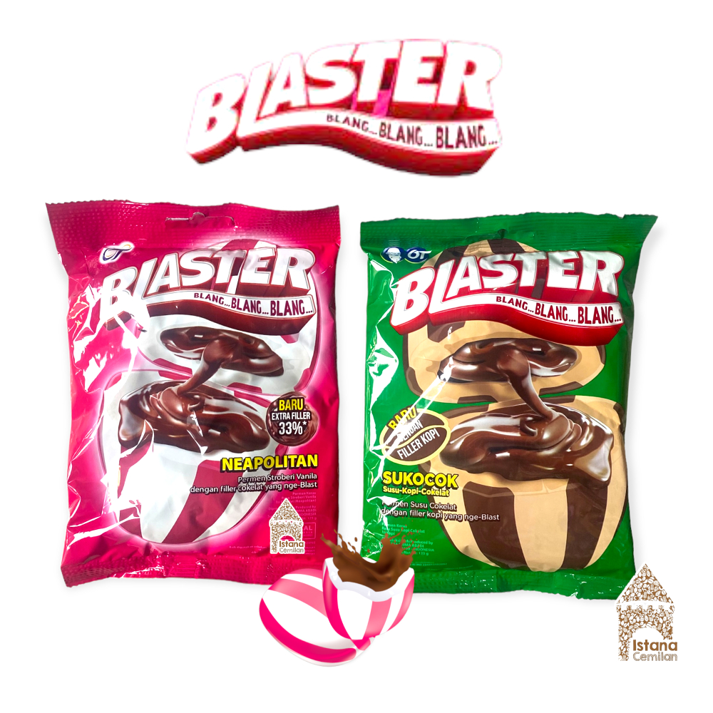 

Blaster Permen Belang Neapolitan / Barley / Sukocok / Choco Mint 125 Gram