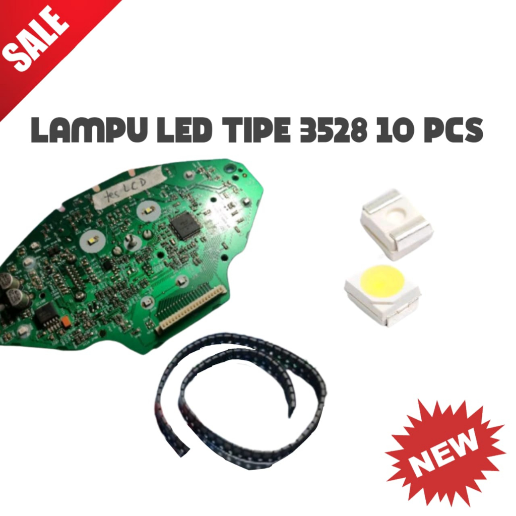 Lampu Smd LED 3528 10 Pcs Untuk Speedometer Motor & Mobil