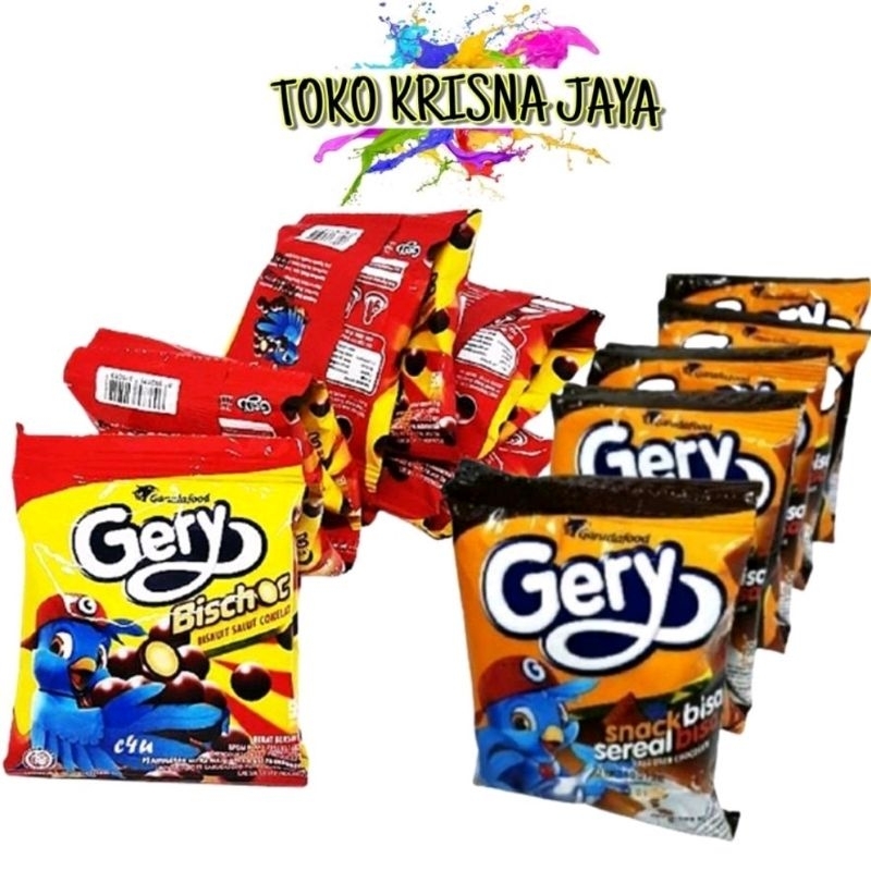 

GERY SNACK SEREAL | GERY BISCHOC RENCENG NETTO 10 PCS X 5 GR