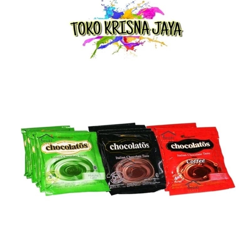 

CHOCOLATOS CHOCOLATE DRINK SACHET 1 RENCENG ISI 10BKS X 26GR RASA CHOCOLATE | MATCHA LATTE