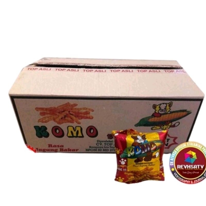 

1 DUS SNACK JADUL KOMO ISI 40 PCS X 6 GR