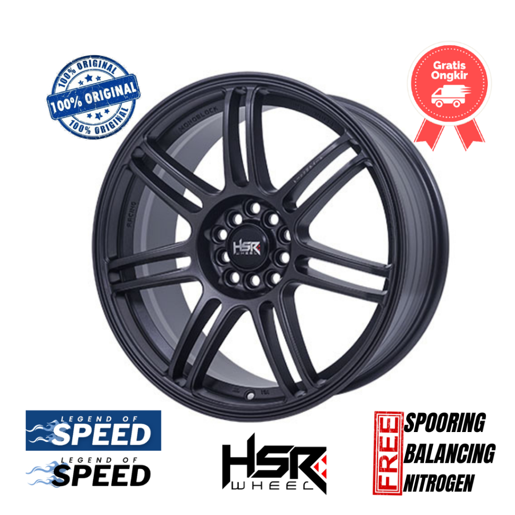 Velg HSR Ring 18 BOON (Avanza, Zenix, HRV, CRV, Xpander, Civic Dll )