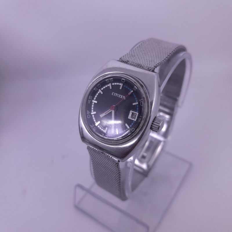 Jam tangan Vintage Citizen cosmostar date ladies 4-610407Y