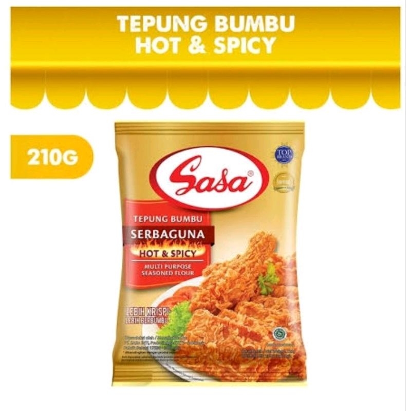 

SASA TEPUNG BUMBU HOT AND SPICY 210 GR