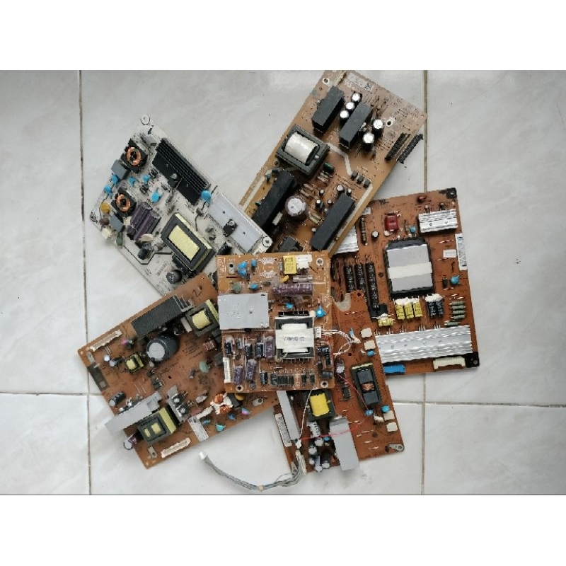 Grosir psu power supply TV Polytron Samsung LG Sharp Sony Akari dll dapat 1kg kondisi mati
