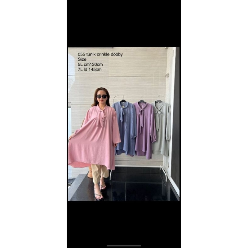 TUNIK JUMBO 5L  WANITA TUNIK BIGSIZE TUNIK CANTIK