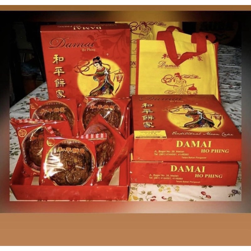 (READY) KUE BULAN HOPHING 2024 /MOONCAKE KUE BULAN HOPHING ,KUE BULAN DAMAI ,KUE BULAN HO PHING ,MOO