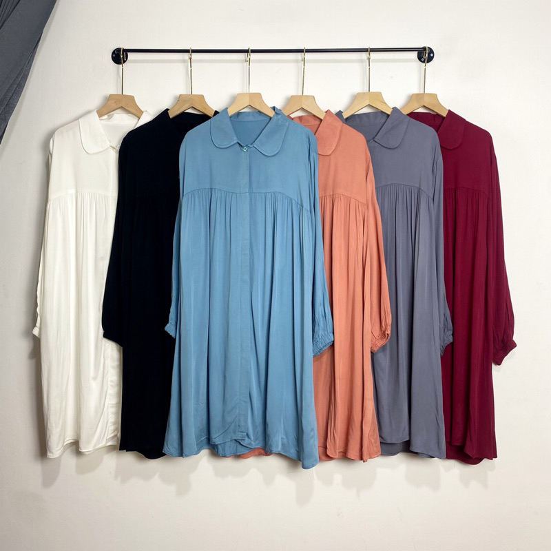 Sabira Tunik Twill Polos Basic Jumbo