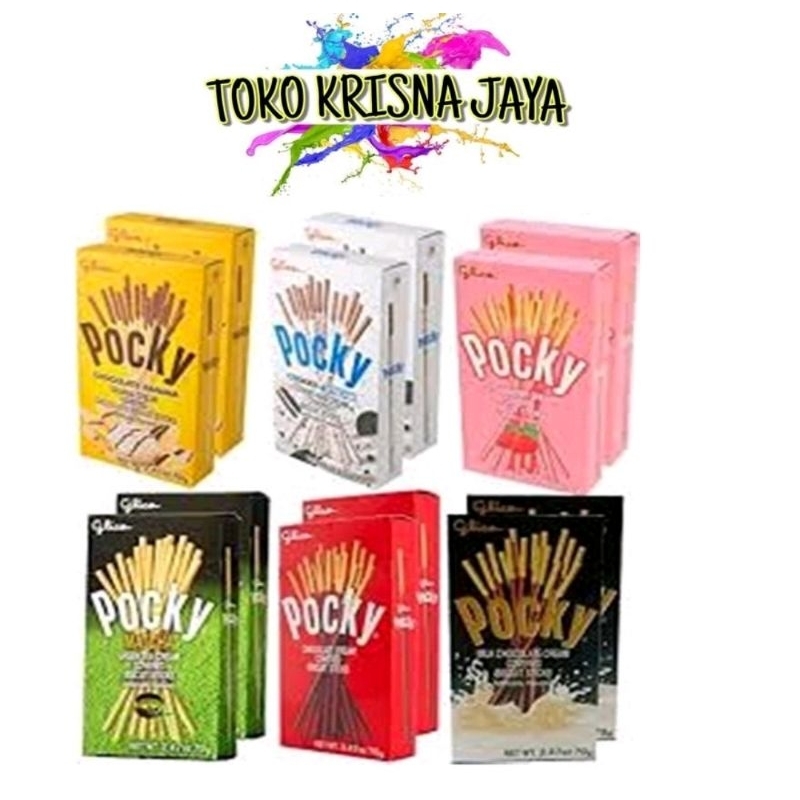 

POCKY STRAWBERRY | CHOCOLATE | COOKIES & CREAM FLAVOUR BISKUIT STICK KEMASAN 45 GR