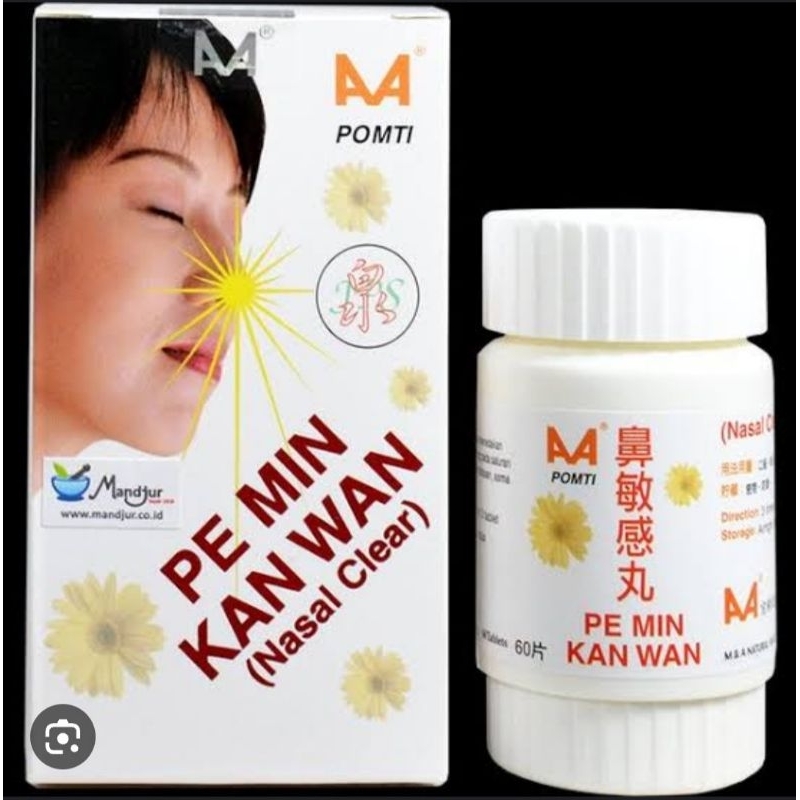 obat cina herbal Pe min kan wan untuk sinusitis