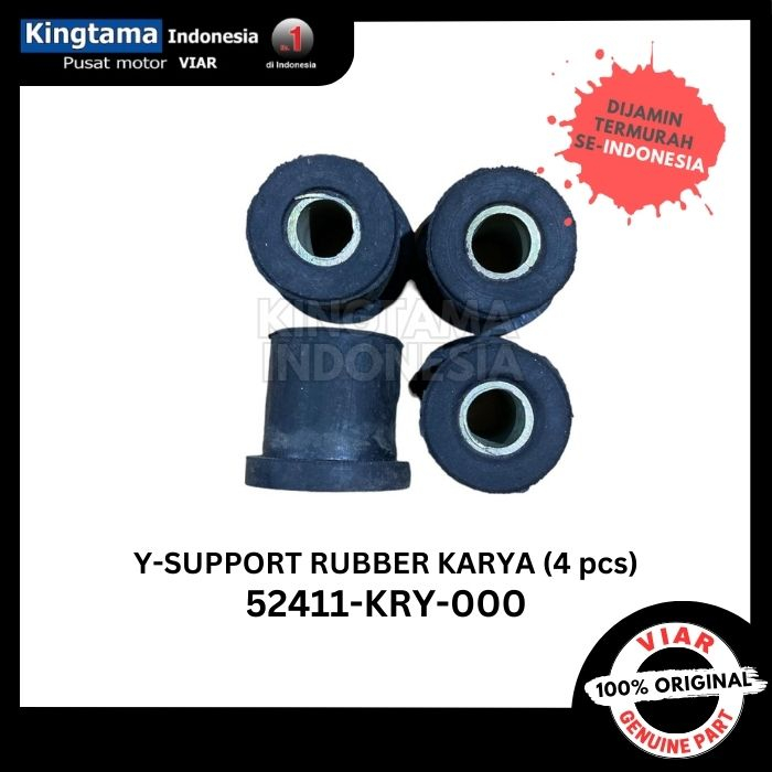 KARET PER DAUN / SUPPORT RUBBER KARYA VIAR MOTOR RODA TIGA 100% ORIGINAL