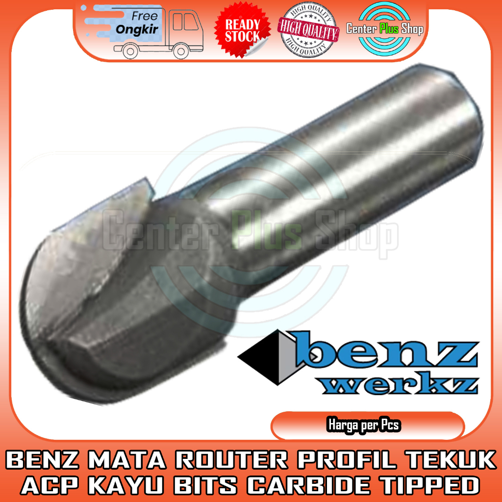 BENZ MATA ROUTER VEE GROVE BITS PROFIL BIT 201 011 1/4" X 3/8" 1/2" 45 DERAJAT 45⁰ SHANK TRIMMER TRI