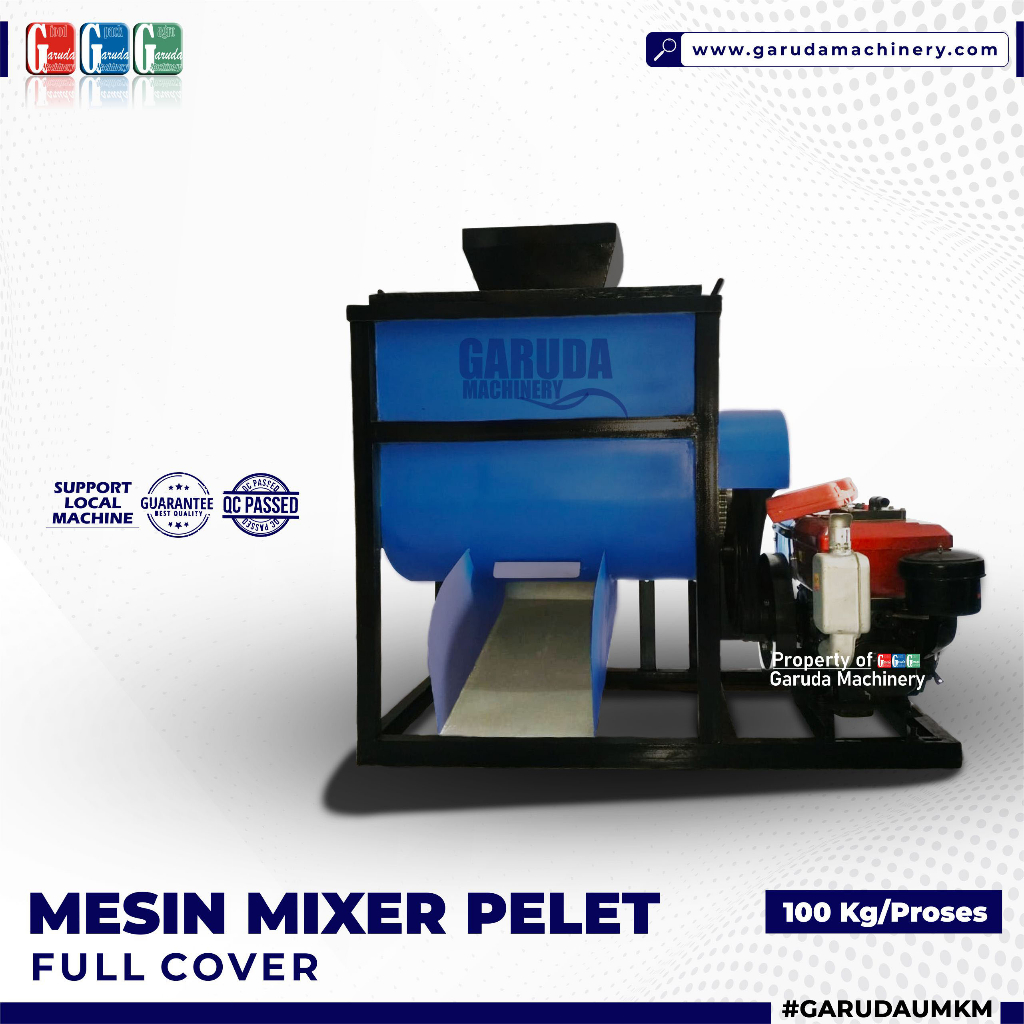 MESIN PENGADUK / MIXER PELET / MIXER PAKAN TERNAK PELET 100 KG / PROSES
