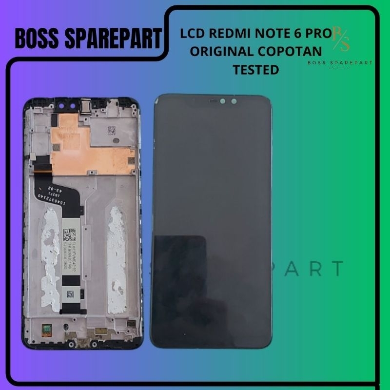 LCD REDMI NOTE 6 PRO ORIGINAL COPOTAN TESTED