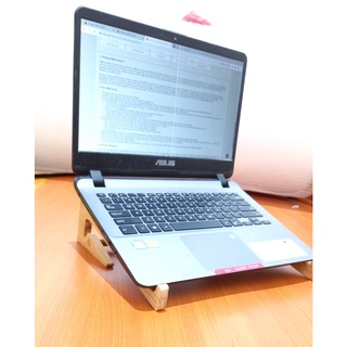 Stand holder laptop /stand laptop /tatakan laptop kayu/ stand laptop aesthetic