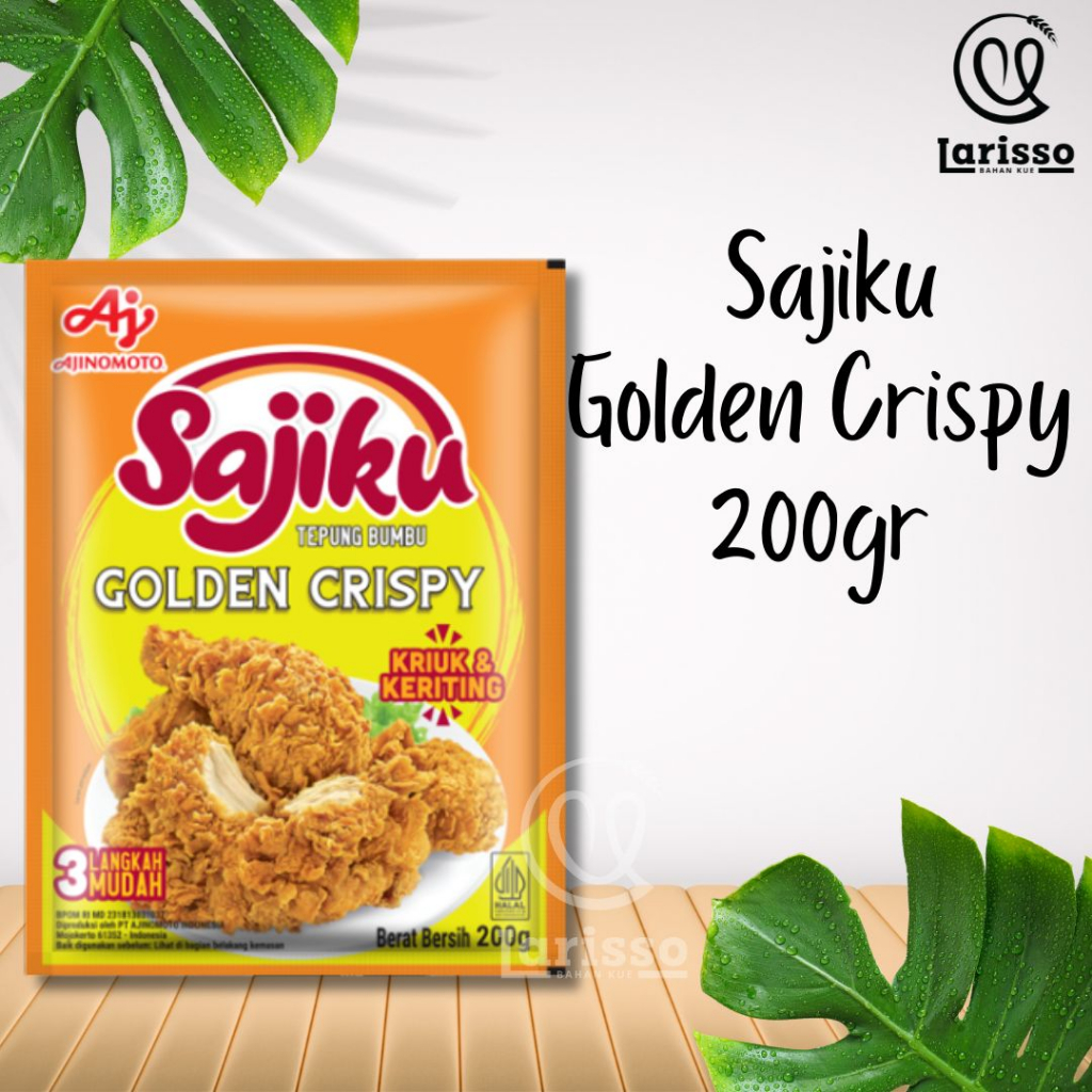 

SAJIKU GOLDEN CRISPY TEPUNG BUMBU 200GR