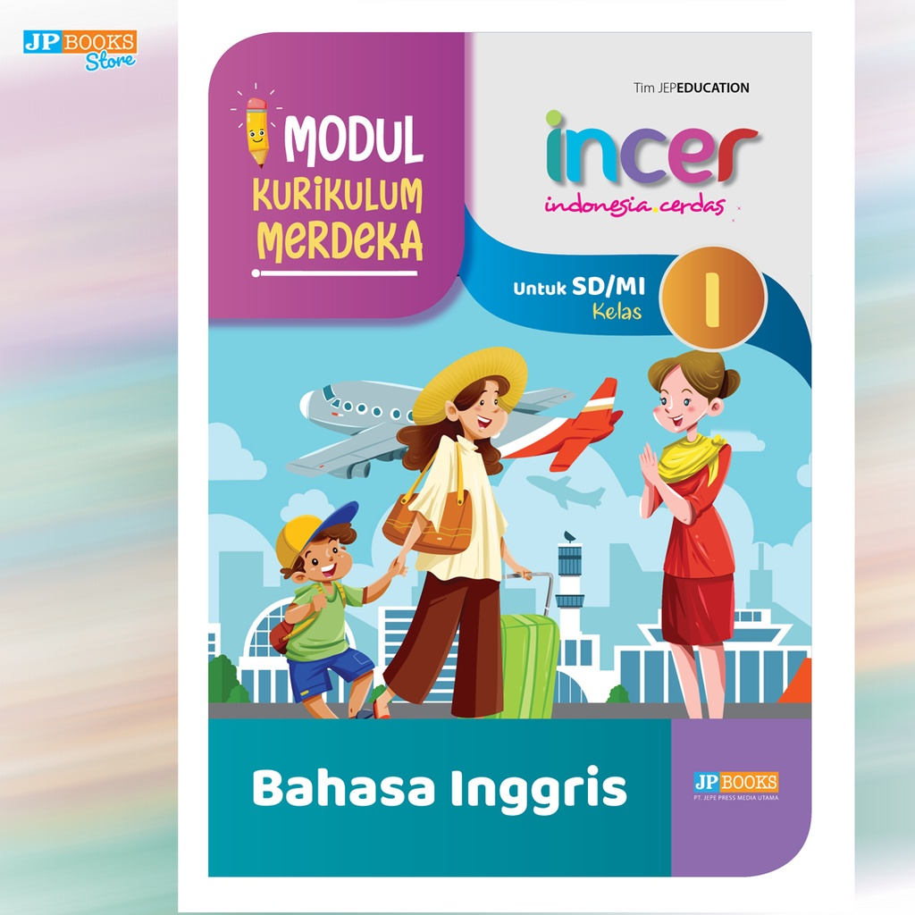 Buku Siswa Sekolah Modul Latihan Kurmer Soal INCER Bahasa Inggris SD Kelas 1 - Kurikulum Merdeka