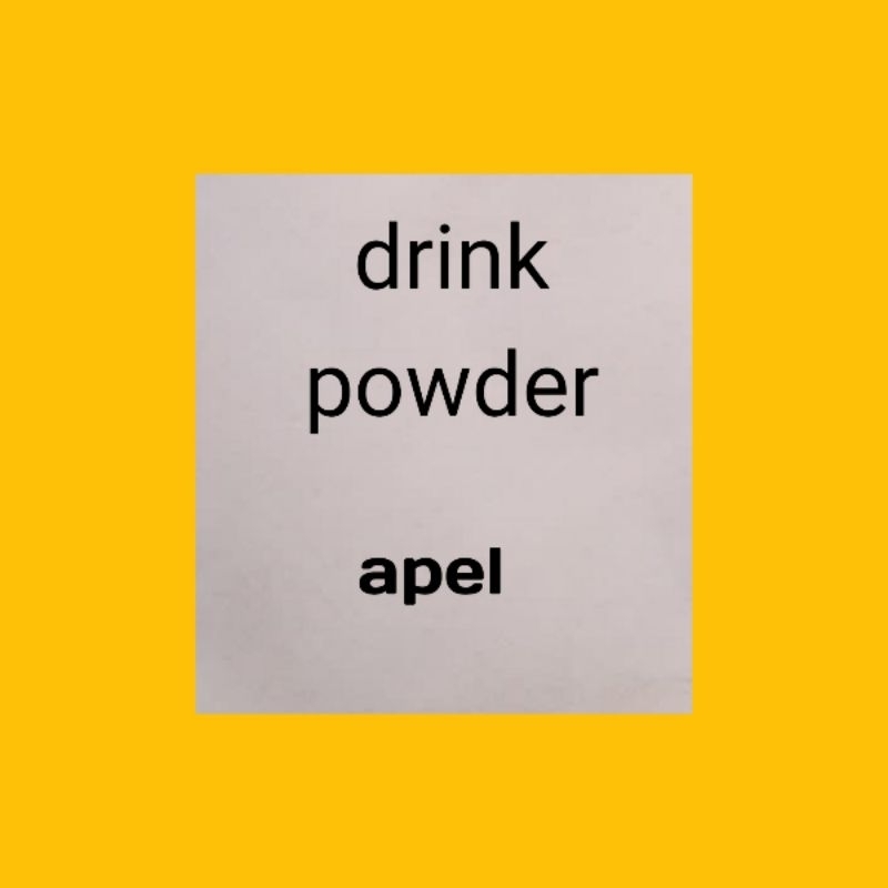 

drink powder aApel