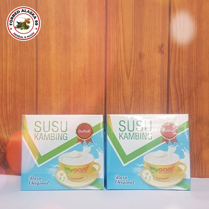 

MYGOAT susu kambing bubuk rasa Vanilla/Original isi 10 sachet susu bubuk kambing etawa