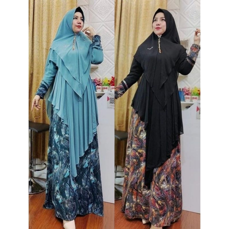Megan Syari Vol2 by Cupin || Set Gamis Syari