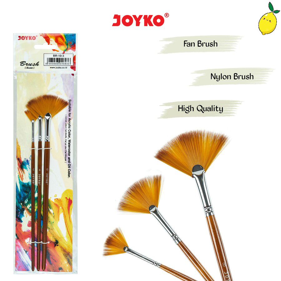 

Kuas Lukis Set Joyko Brush BR-10-3