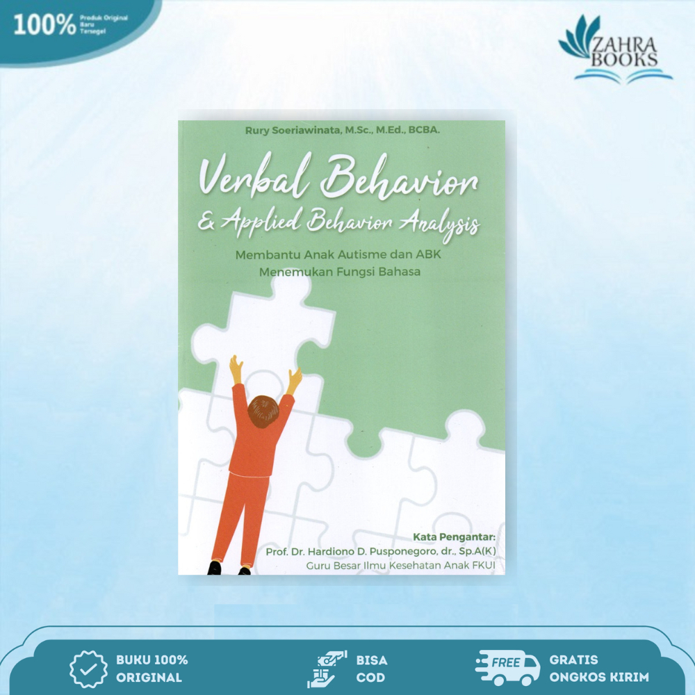 Buku Verbal Behavior & Applied Behavior Analysis By Rury Soeriawinata - Mega Cerdas