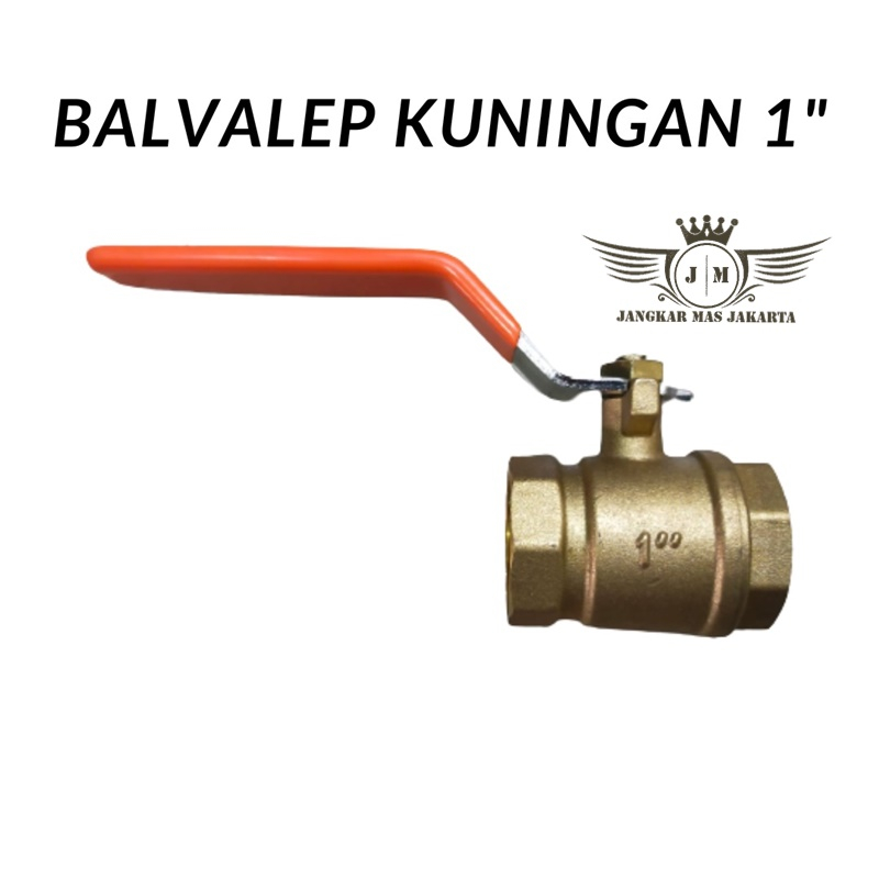 JKM CAMEL Ball Valve Kuningan ASLI 1" Stop Kran 1 Inch TERMURAH