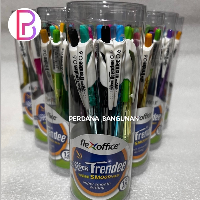 

PEN TRENDEE FLEXOFFICE 0,6MM TUBE ISI 12 PCS