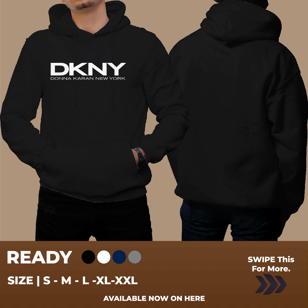HOODIE DKNY LOGO KEREN BANGETUNTUK PRIA DAN WANITA