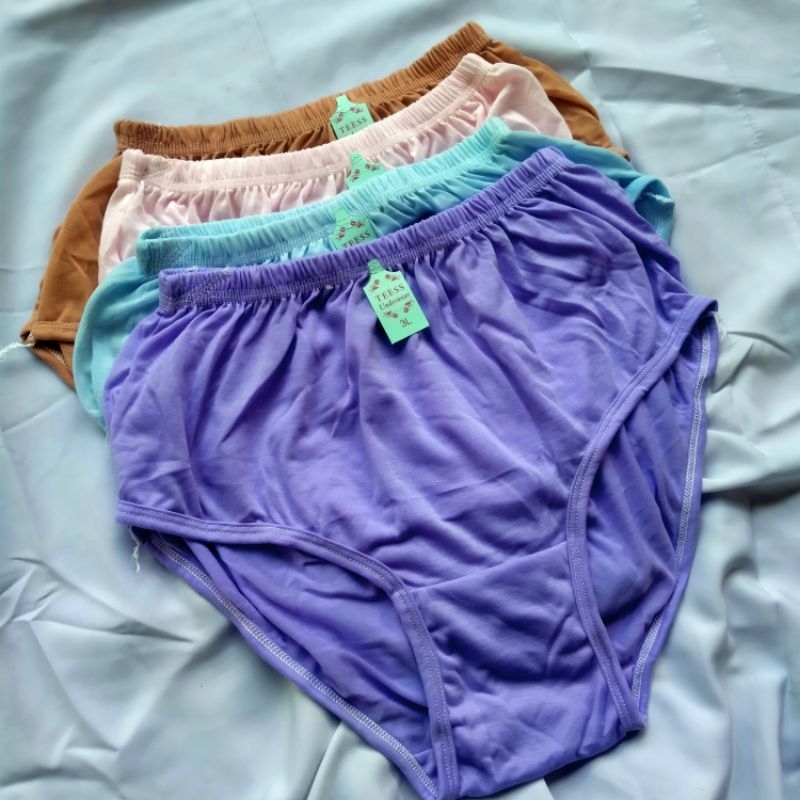 (3 pcs ) Cd jumbo ukuran besar Celana dalam big size ibu hamil ukuran jumbo