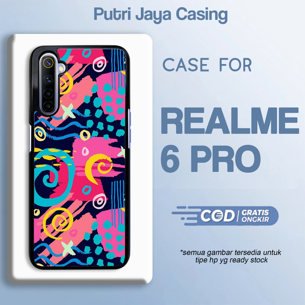 Case Hp REALME 6 PRO Motif AESTHETIC DOODLE Casing Hardcase Softcase Estetik Premium Keren Aksesosri