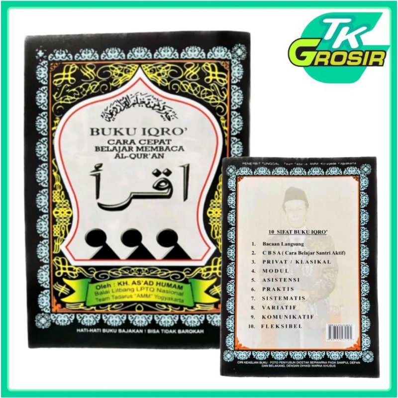 Buku IQRO Besar/BUKU IQRO MURAH/Buku IQRO Anak