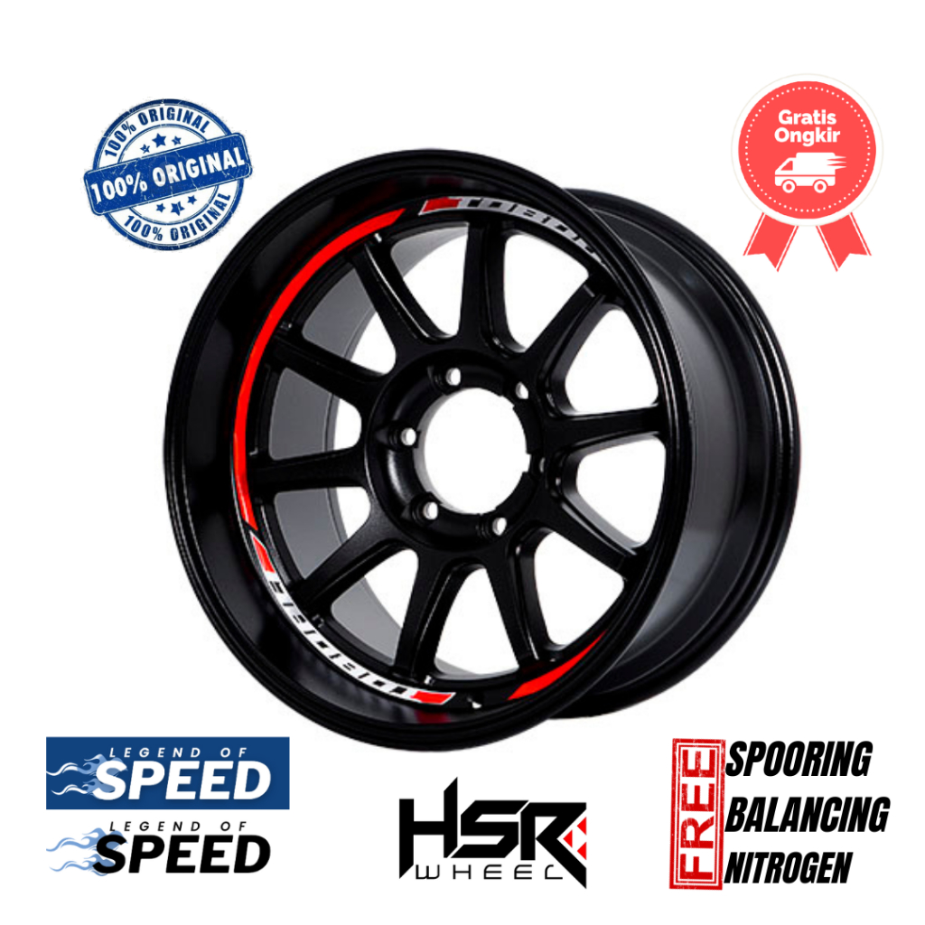 Velg HSR Ring 18 TOBOALI (Fortuner, Pajero, Hillux, Ranger Dll)