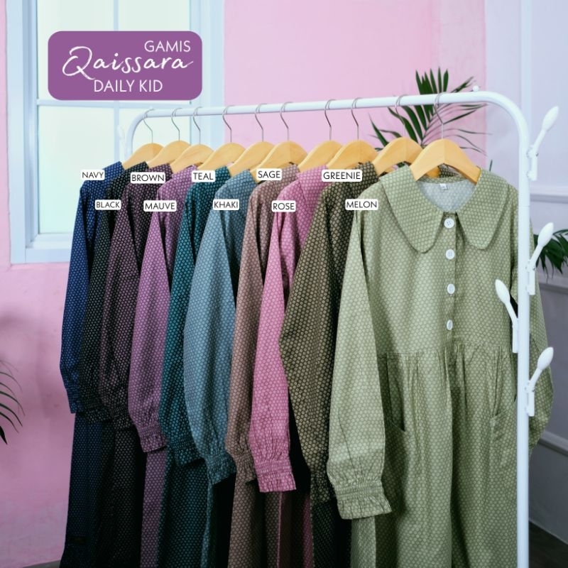GAMIS QAISARA ZD KID (GAMIS SAJA TIDAK TERMASUK KHIMAR/JILBAB)