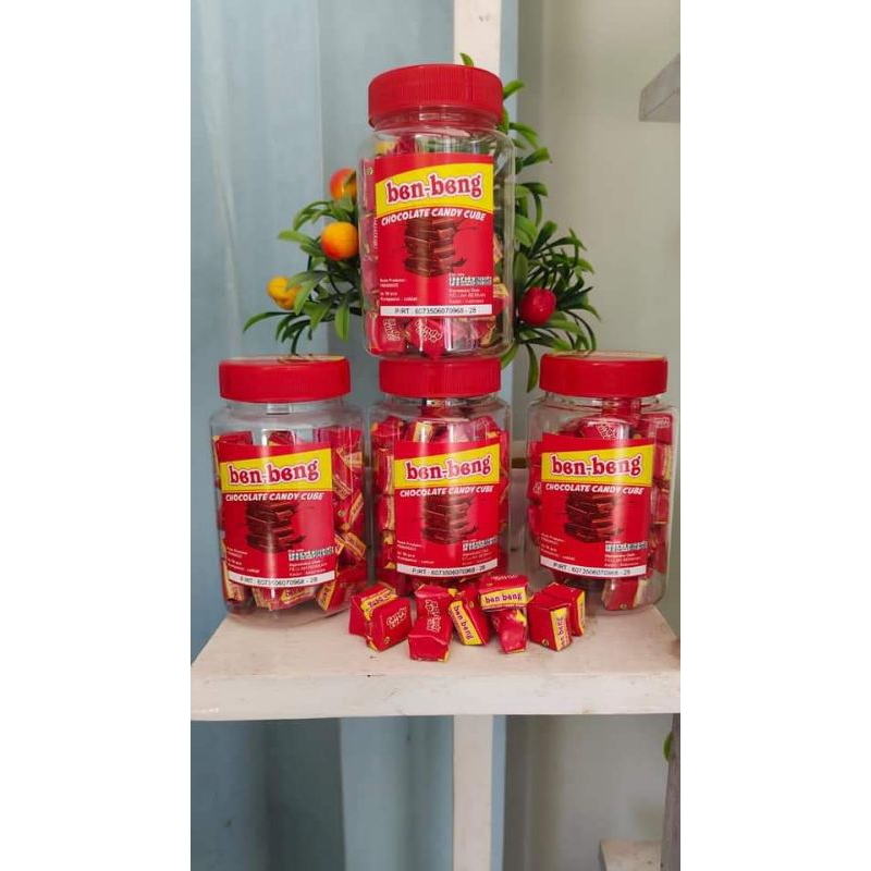 

1 TOPLES PERMEN BEN BENG COKELAT ISI 60