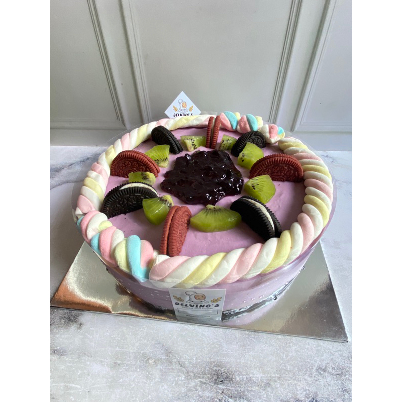 

Birthday Cake Blueberry Mousse Cake D18