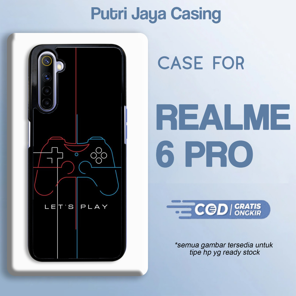 Case Hp REALME 6 PRO Motif AESTHETIC GAMER Casing Hardcase Softcase Estetik Premium Keren Aksesosris