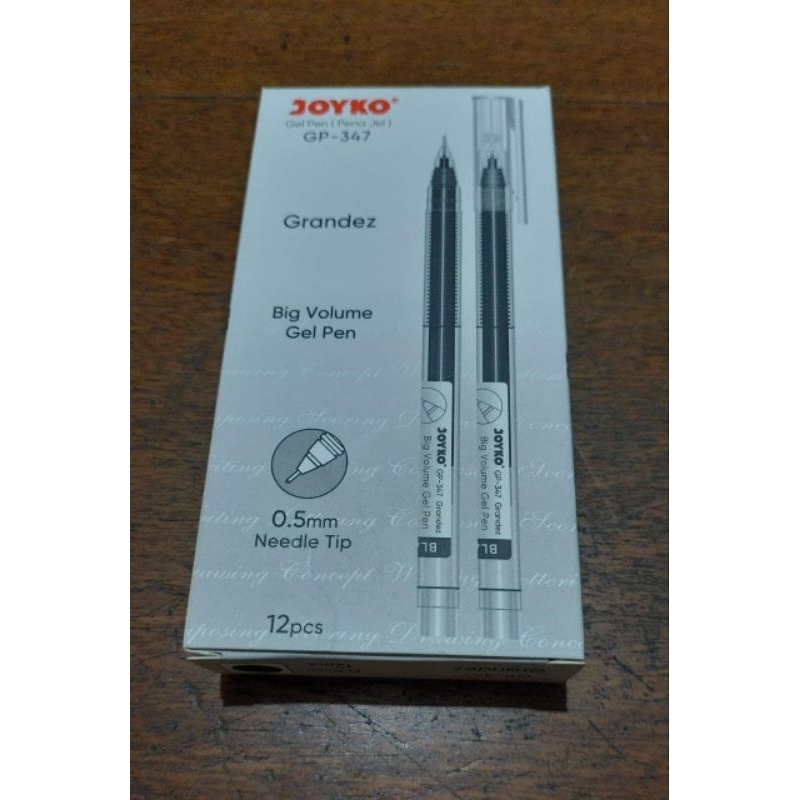 

[LUSIN] BALLPOINT GP347 GRANDEZ JOYKO / PENA GP-347 JOYKO / PULPEN CAIR HITAM