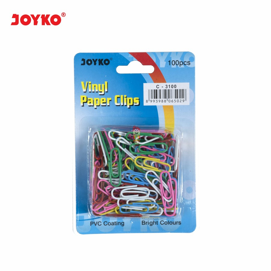 

(1 Set Isi 100 Biji) GROSIR Paper Clip Joyko C-3100 / Penjepit Kertas Joyko C3100 / Joyko C 3100