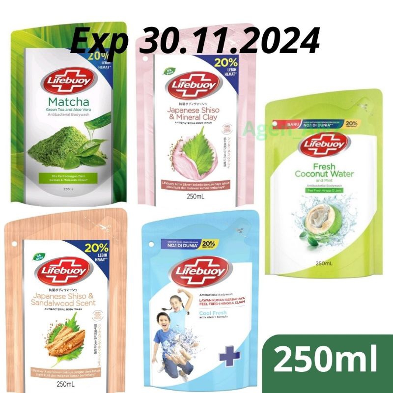 Lifebuoy cool fresh 250ml Lifebuoy Japanese shiso & mineral clay 250 Lifebuoy matcha 250 Lifebuoy Ja