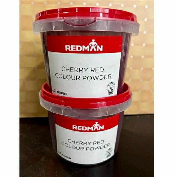 

Redman Cherry Red Colour Powder 50gr Pewarna Makanan Merah HALAL Kemasan Repack