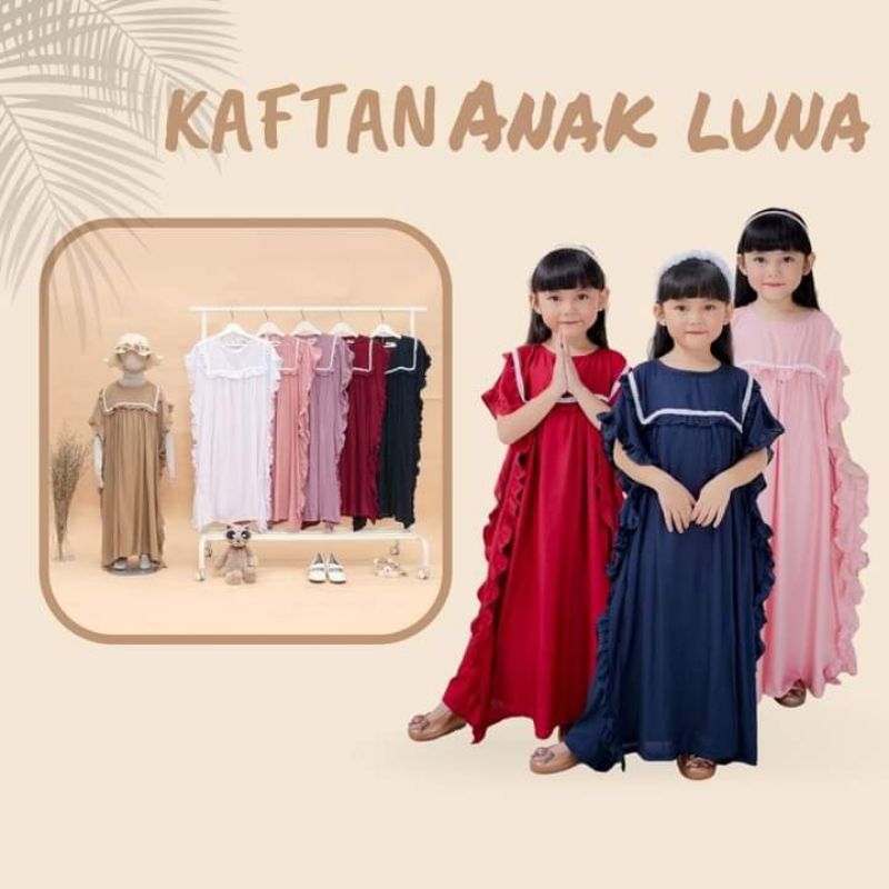 BAJU GAMIS KAFTAN ANAK PEREMPUAN TERBARU/BAJU KAFTAN ANAK PEREMPUAN/BAJU KAFTAN ANAK PEREMPUAN USIA 