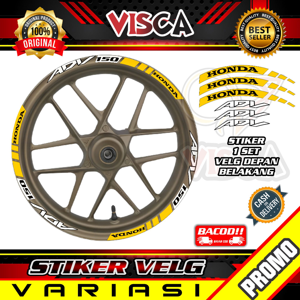 Stiker Velg List Velg Motor Stiker Velg ADV 150