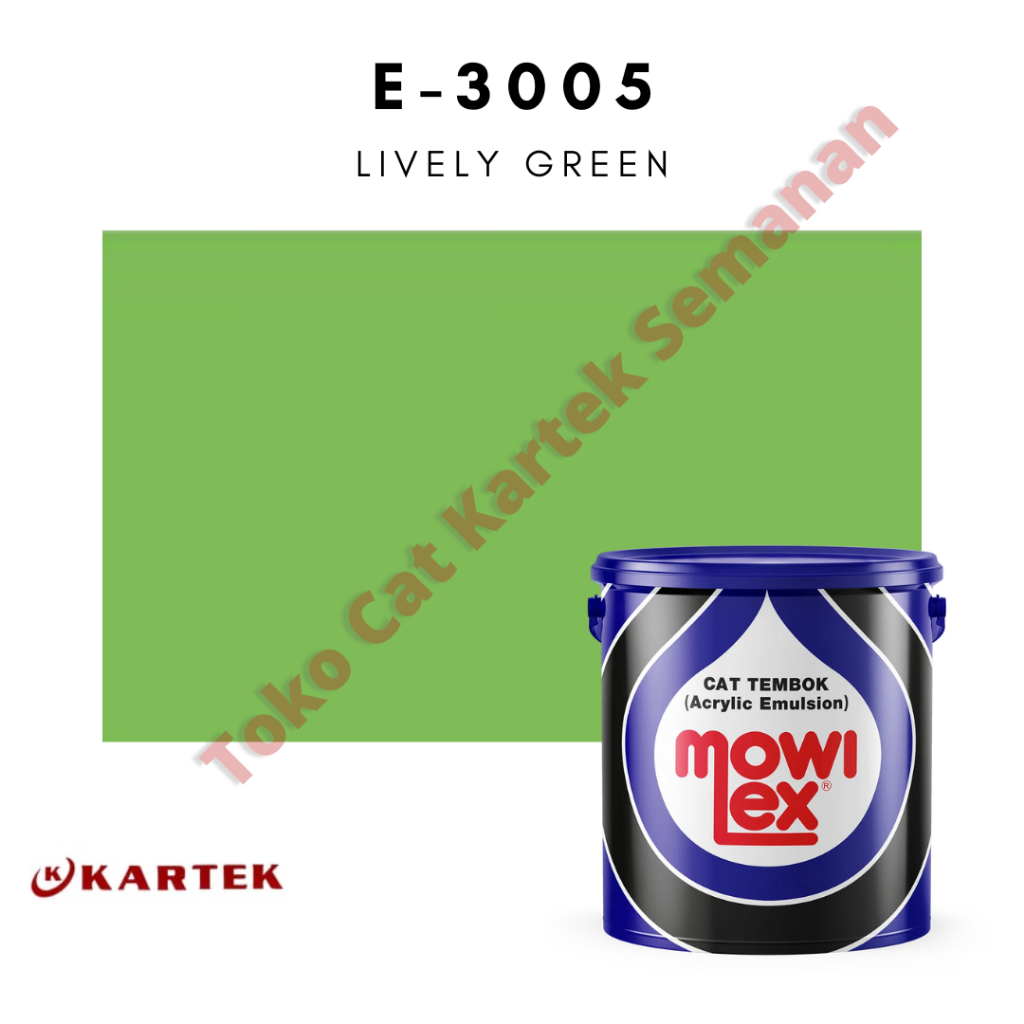 MOWILEX EMULSION INTERIOR E-3005 LIVELY GREEN (2.5 liter)